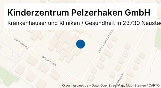 Kinderzentrum Pelzerhaken GmbH Zum Leuchtturm in Neustadt in  Holstein-Pelzerhaken: Krankenhäuser und Kliniken, Gesundheit