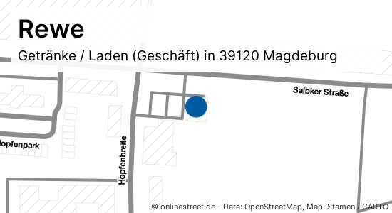 Rewe Salbker Strasse In Magdeburg Leipziger Str Getrankevertrieb Laden Geschaft