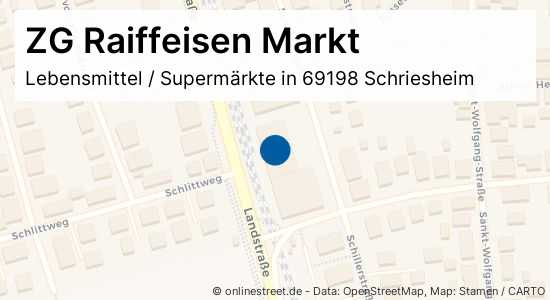 ZG Raiffeisen Markt Passeinstraße in Schriesheim Lebensmittel, Supermärkte