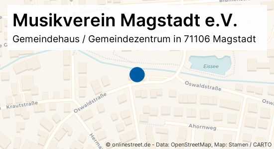 Musikverein Magstadt E V Oswaldstrasse In Magstadt Gemeindehaus Gemeindezentrum