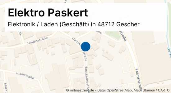 Elektro Paskert Hauskampstraße in Gescher: Elektronik, Laden (Geschäft)