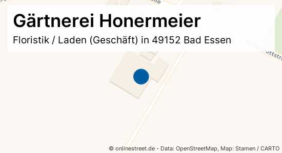 Gärtnerei Honermeier Kokenrottstraße in Bad EssenHüsede Floristik