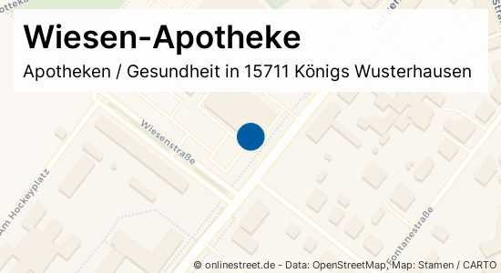 WiesenApotheke Luckenwalder Straße in Königs Wusterhausen Apotheken