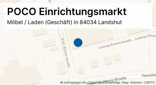 POCO Einrichtungsmarkt LudwigErhardStraße in LandshutMünchnerau