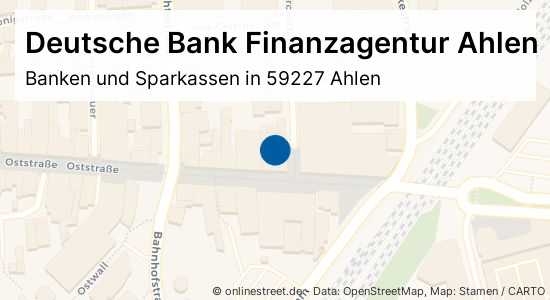 Deutsche Bank Vorubergehend Nur Sb Stelle Oststrasse In Ahlen Innenstadt Banken Und Sparkassen