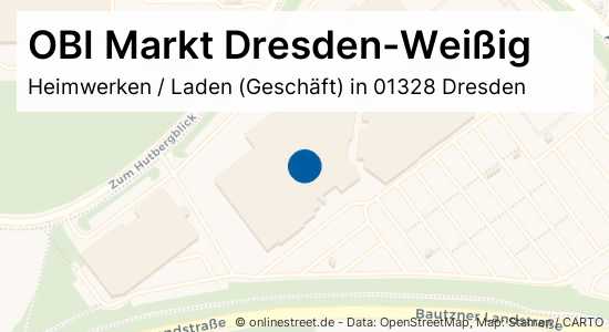 OBI Markt DresdenWeißig An der Prießnitzaue in DresdenWeißig