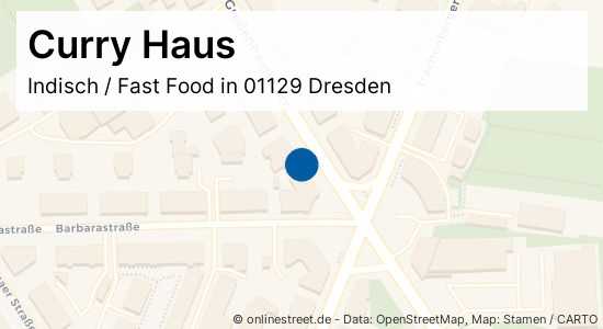 Curry Haus Grossenhainer Strasse In Dresden Trachau Indisch Fast Food