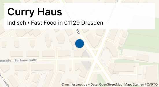 Curry Haus Grossenhainer Strasse In Dresden Trachau Indisch Fast Food