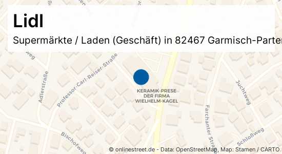 Lidl Hauptstraße in GarmischPartenkirchenPartenkirchen Supermärkte
