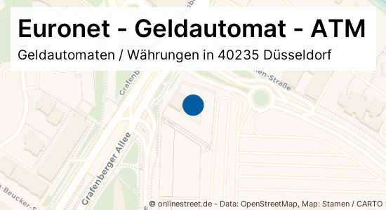 Geldautomat ATM Schlüterstraße in DüsseldorfFlingern Nord