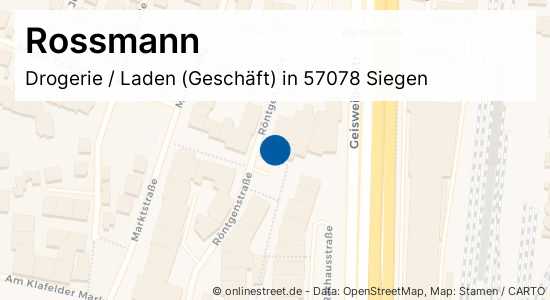 Rossmann Rontgenstrasse In Siegen Geisweid Drogerie Laden Geschaft