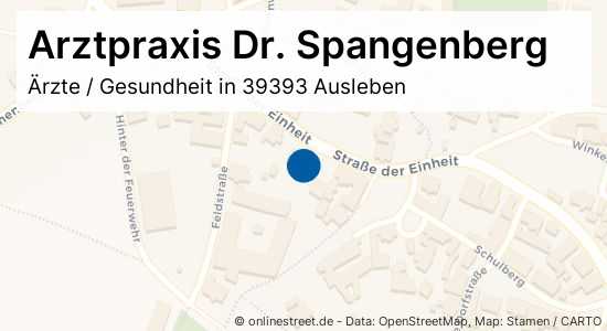 Arztpraxis Dr. Spangenberg Straße der Einheit in AuslebenAusleben