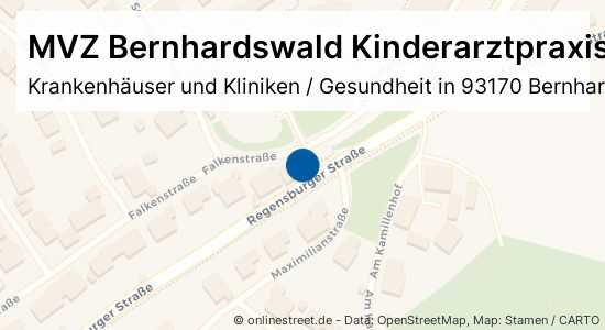 MVZ Bernhardswald Kinderarztpraxis Falkenstraße in Bernhardswald