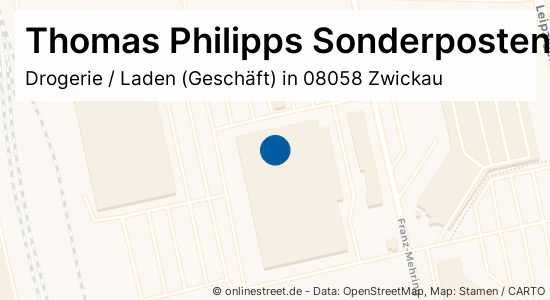 Thomas Philipps Sonderposten FranzMehringStraße in ZwickauPölbitz