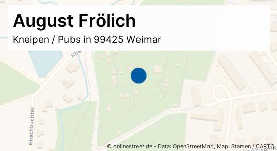 August Frölich Kirschbachtal in WeimarSchönblick Kneipen, Pubs