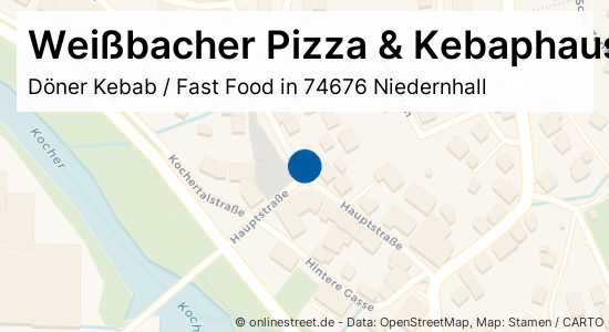 Weissbacher Pizza Kebaphaus Hauptstrasse In Niedernhall Doner Kebab Fast Food