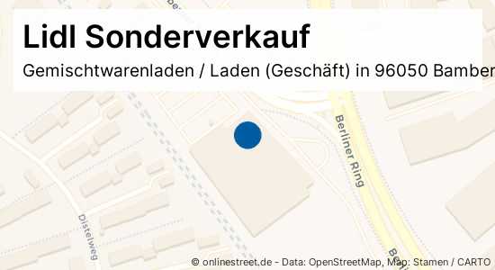 Lidl Sonderverkauf Nürnberger Straße in Bamberg Gemischtwarenladen