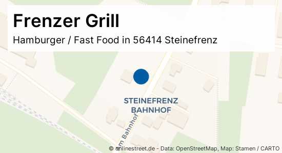Frenzer Grill Am Bahnhof in Steinefrenz Hamburger, Fast Food