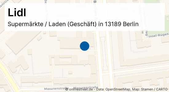 Lidl Berliner Straße in BerlinPankow Supermärkte, Laden (Geschäft)