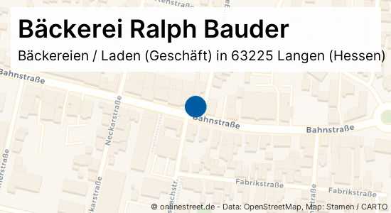 Backerei Ralph Bauder Schnaingartenstrasse In Langen Hessen Langen Backereien Laden Geschaft