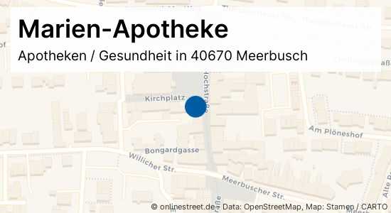 Marien Apotheke Hochstrasse In Meerbusch Osterath Apotheken