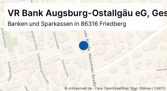 Vr Bank Augsburg Ostallgau Eg Geschaftsstelle Friedberg Munchner Strasse In Friedberg Banken Und Sparkassen