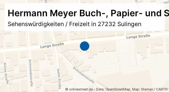 Hermann Meyer Buch, Papier und Schreibwarenhandlung e.K. Lange Straße