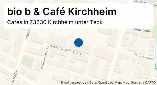 Bio B & Café Kirchheim Rosa-Heinzelmann-Straße In Kirchheim Unter Teck ...