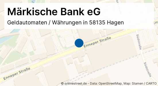 Markische Bank Eg Enneper Strasse In Hagen Haspe Geldautomaten Wahrungen