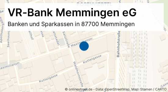 Vr Bank Memmingen Eg Maximilianstrasse In Memmingen Banken Und Sparkassen