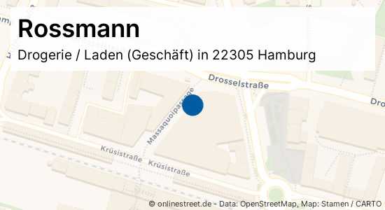 Rossmann Massaquoipassage In Hamburg Drogerie Laden Geschaft