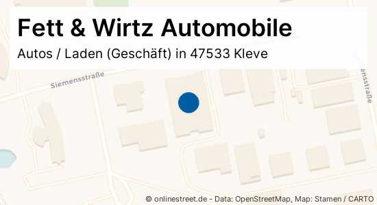 Fett Wirtz Automobile Siemensstrasse In Kleve Autos Laden Geschaft