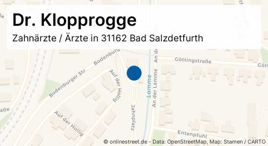 Dr. Klopprogge Jahnplatz In Bad Salzdetfurth: Zahnärzte, Ärzte