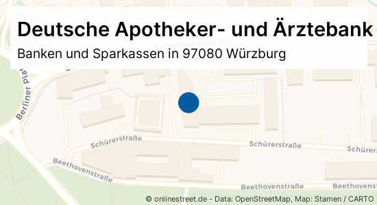 Deutsche Apotheker Und Arztebank Eg Apobank Schurerstrasse In Wurzburg Altstadt Banken Und Sparkassen