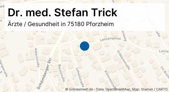 dr med stefan trick klemmstrasse in pforzheim buchenbronn arzte gesundheit