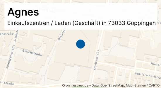 Agnes Bleichstraße in GöppingenStadtgebiet Einkaufszentren, Laden
