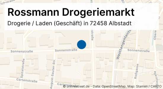 Rossmann Drogeriemarkt Sonnenstrasse In Albstadt Ebingen Drogeriewaren