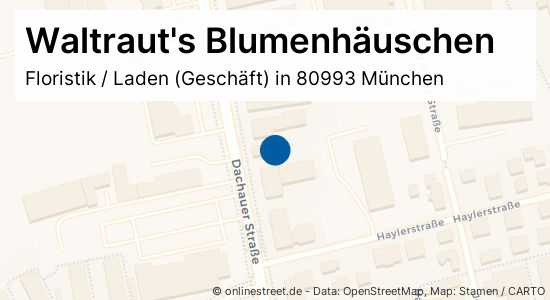 Waltraut's Blumenhäuschen Dachauer Straße in MünchenMoosach Floristik