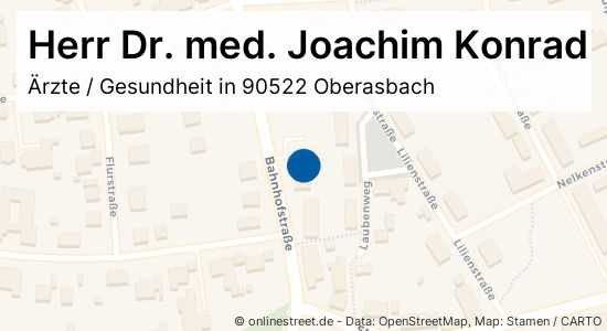 Herr Dr. med. Joachim Konrad Bahnhofstraße in OberasbachUnterasbach