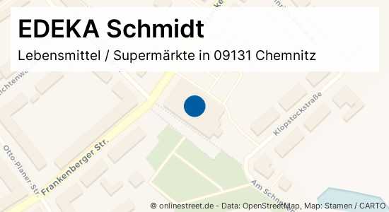 EDEKA Schmidt Frankenberger Straße in Chemnitz-Hilbersdorf ...