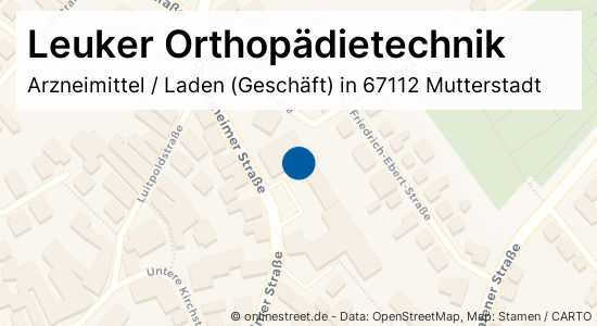 Leuker Orthopadietechnik Oggersheimer Strasse In Mutterstadt Arzneimittel Laden Geschaft Schuessler Salze Kur Fuer Haut Haare Und Naegel