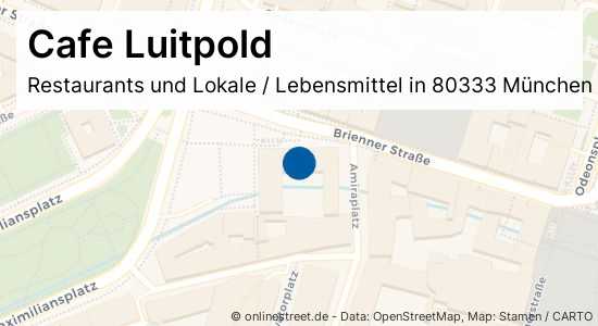 Cafe Luitpold Brienner Straße In München Maxvorstadt Restaurants Und