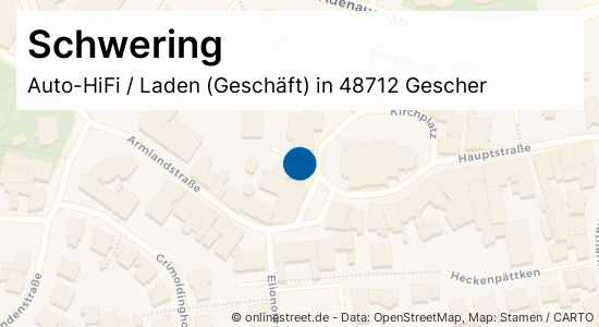 Schwering Kirchplatz in Gescher: Auto-HiFi, Laden (Geschäft)