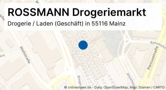 Rossmann Drogeriemarkt Bahnhofplatz In Mainz Neustadt Drogeriewaren