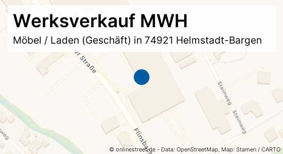 Werksverkauf MWH Flinsbacher Straße in HelmstadtBargenHelmstadt