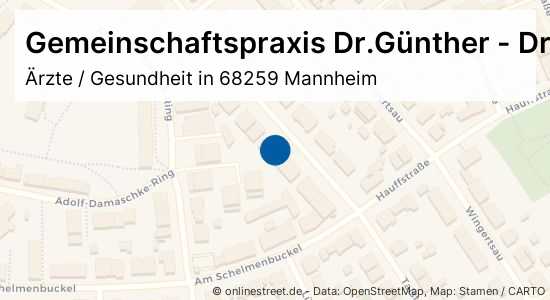 Gemeinschaftspraxis Dr.Günther Dr.Radon Talstraße in Mannheim