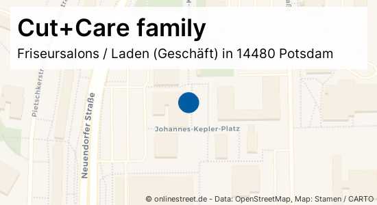 Cut Care Family Johannes Kepler Platz In Potsdam Am Stern Friseursalons Laden Geschaft