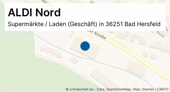 ALDI Nord Homberger Straße in Bad Hersfeld Supermärkte, Laden (Geschäft)