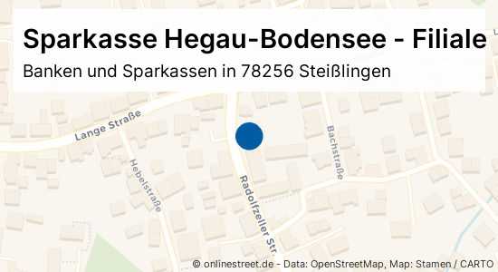 Sparkasse Hegau Bodensee Filiale Radolfzeller Strasse In Steisslingen Banken Und Sparkassen