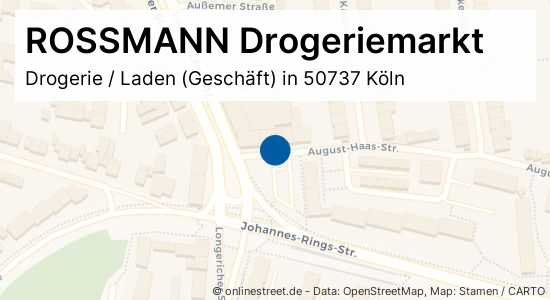 Rossmann Drogeriemarkt August Haas Strasse In Koln Longerich Drogeriewaren